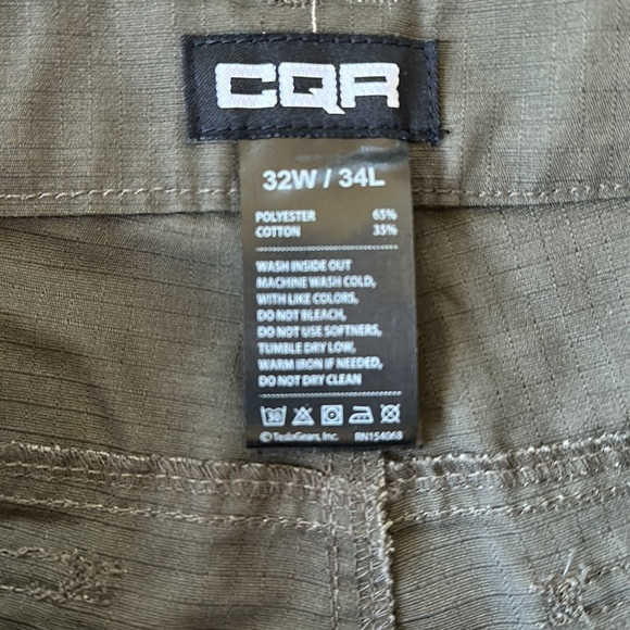 2 Pairs- CQR Men’s Tactical Pants-Water Repellent Ripstop Cargo Pants - Picture 3 of 12